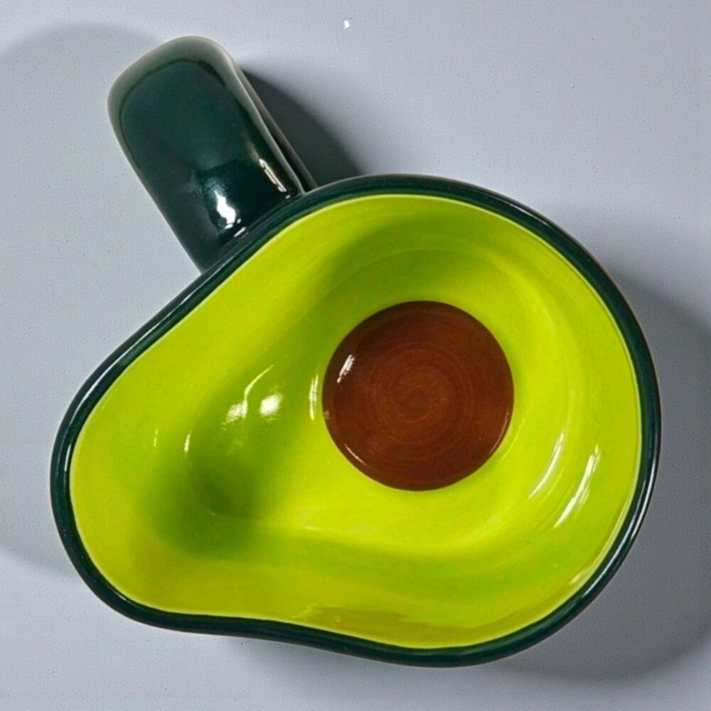 Tabitha Brown for Target Avocado Mug Stoneware Coffee Cup Green Pit Novelty Lg